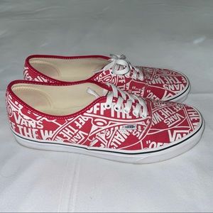 Vans “off the wall” logo print 11M